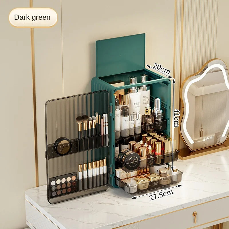 Luxo Makeup Opbevaringsboks Støvtæt Kosmetik Organizer