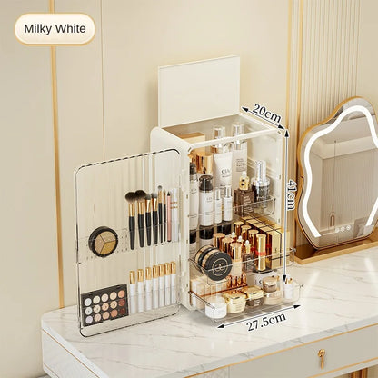 Luxo Makeup Opbevaringsboks Støvtæt Kosmetik Organizer