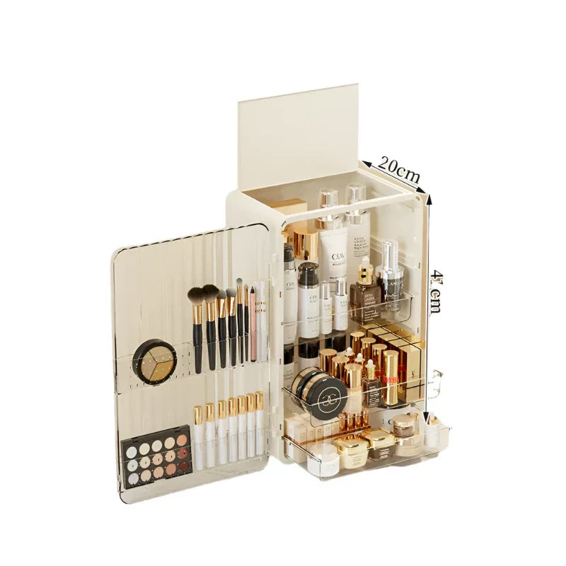 Luxo Makeup Opbevaringsboks Støvtæt Kosmetik Organizer