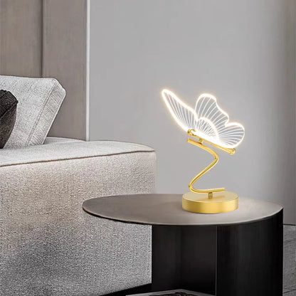 Luxe vlinder tafellamp LED sfeerverlichting voor slaapkamer, woonkamer en kantoordecoratie