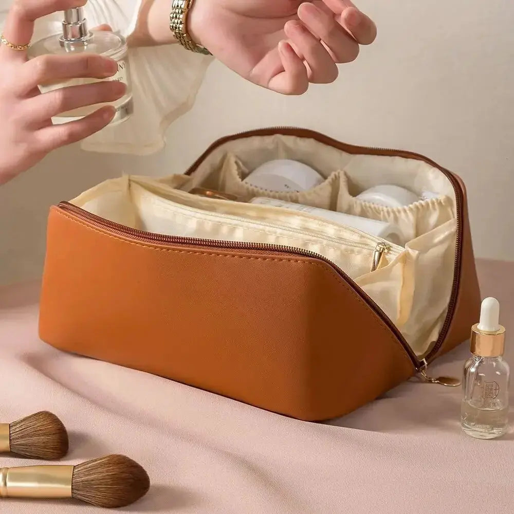 Luksus makeup- og toilettaske rejse kosmetik organizer