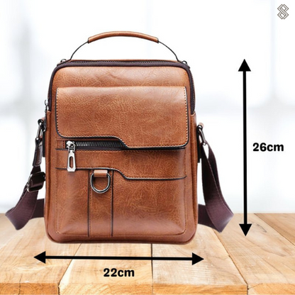 Luksus PU læder skuldertaske kompakt crossbody til daglig brug