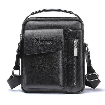 Luksus PU læder skuldertaske til mænd crossbody skuldertaske