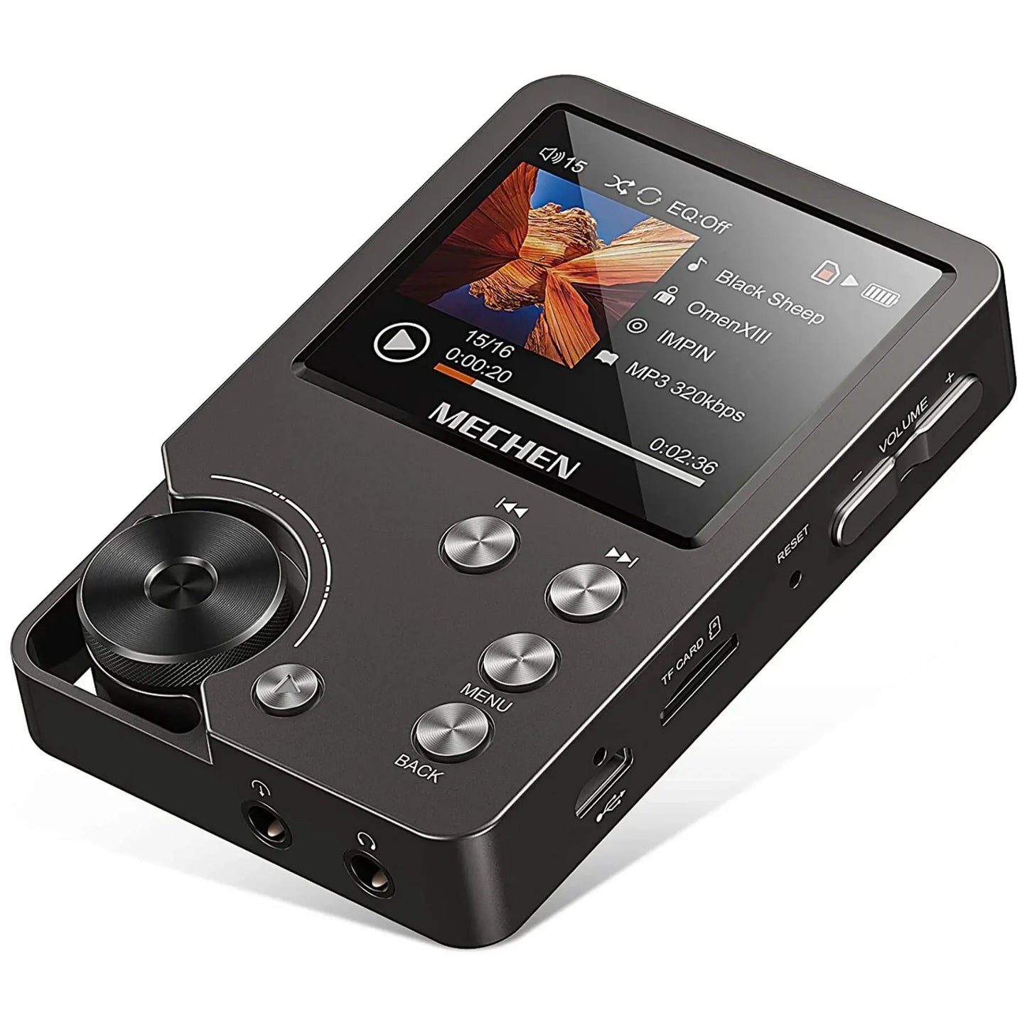 HiFi MP3-afspiller med 64GB hukommelseskort bærbar tabsfri musikafspiller