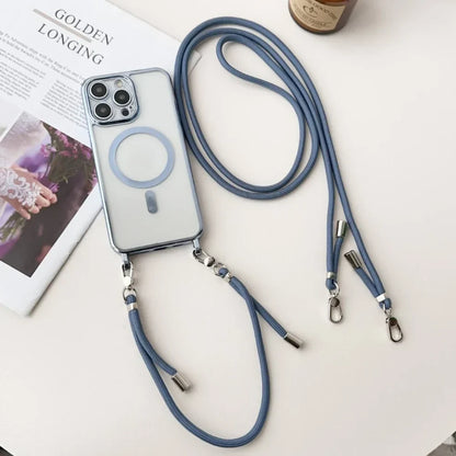 MagSafe-telefoncover med crossbody-skulderrem, beskyttende cover