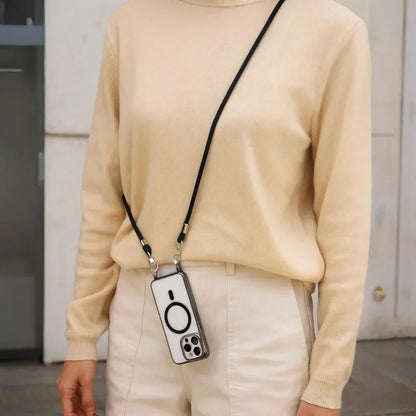 MagSafe-telefoncover med crossbody-skulderrem, beskyttende cover