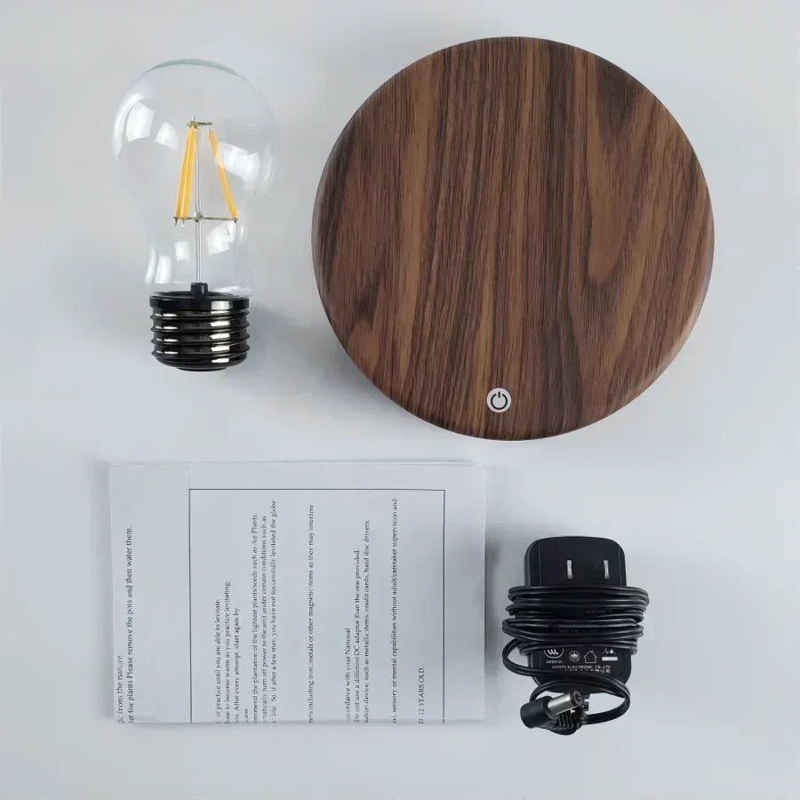 Magnetisk svævende LED-lampe med 360-graders rotation