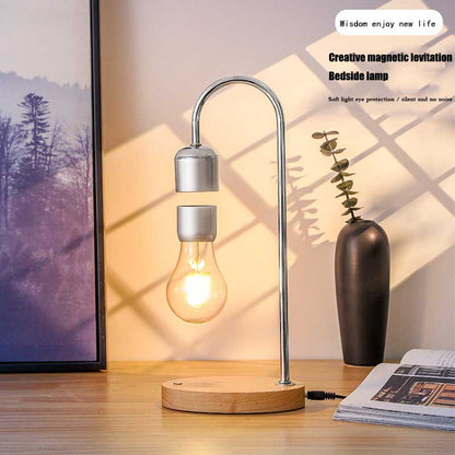Magnetische zwevende ledtafellamp met draadloos opladen