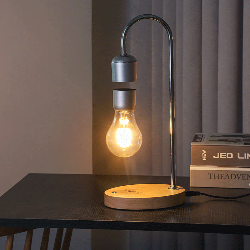 Magnetische zwevende ledtafellamp met draadloos opladen