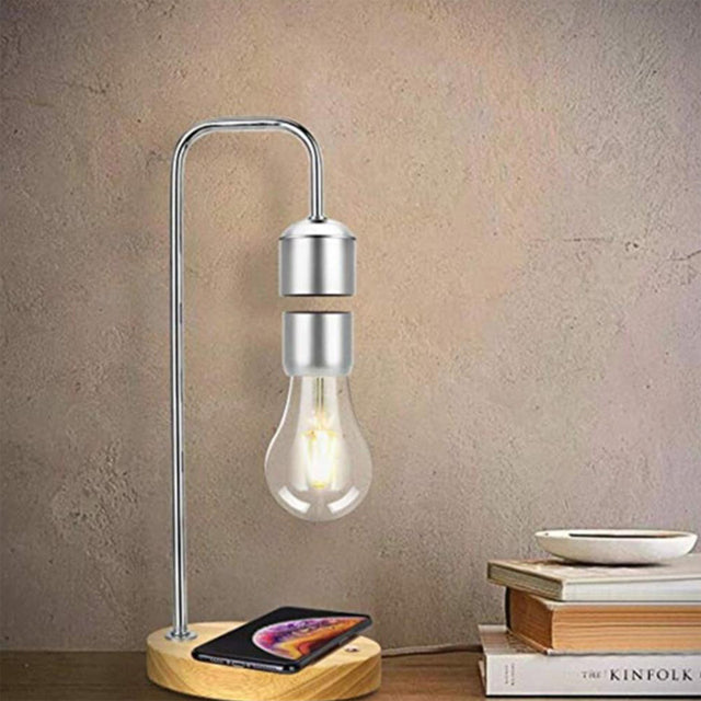 Magnetische zwevende ledtafellamp met draadloos opladen
