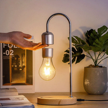 Magnetische zwevende ledtafellamp met draadloos opladen