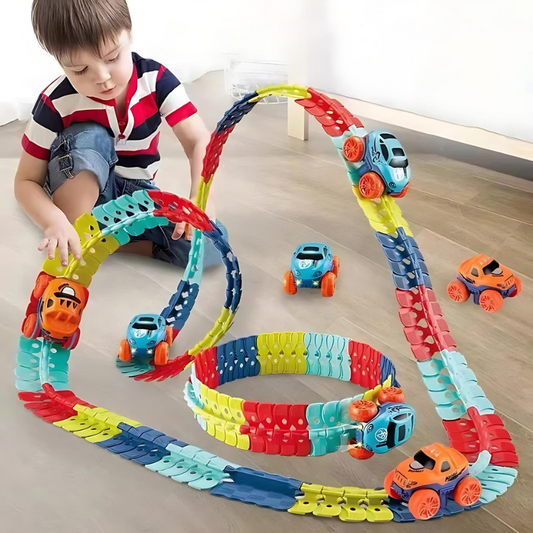 MagniTrack Magnetic Car Track Toy Set for Creative Kids Play