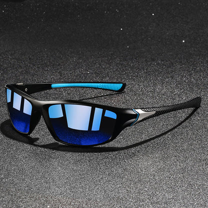 Herren Polarisierte Sonnenbrille Leichter Metallrahmen UV400 Schutz