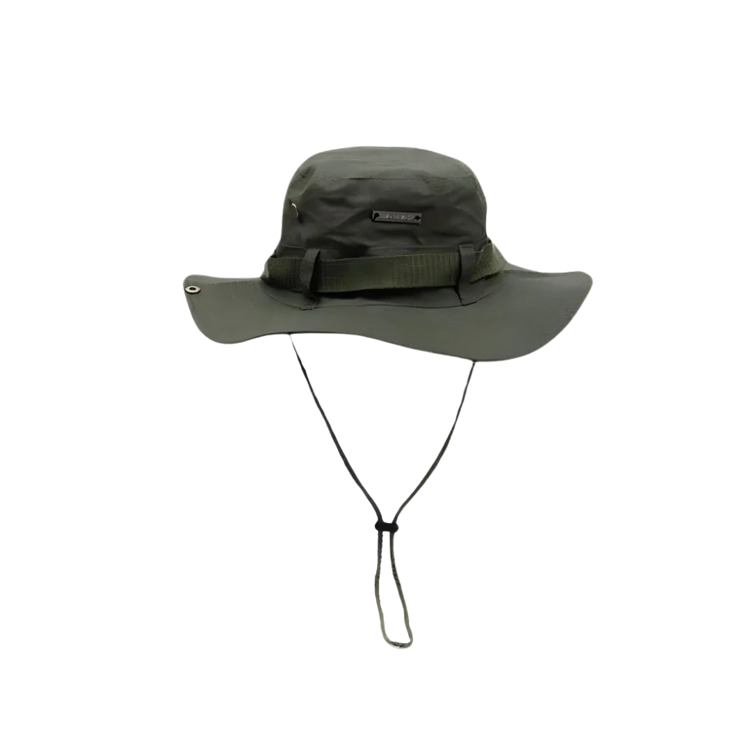 Militærstil vandrehue – let og åndbar