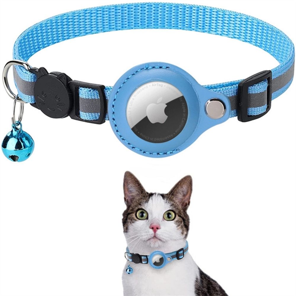 Milo Cat Collar with Safety Release Reflective AirTag Compatible Collar