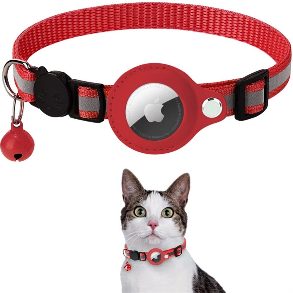 Milo Cat Collar with Safety Release Reflective AirTag Compatible Collar