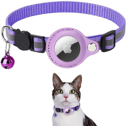 Milo Cat Collar with Safety Release Reflective AirTag Compatible Collar