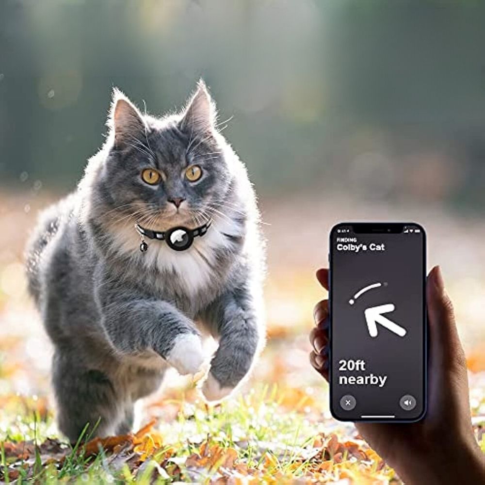 Milo Cat Collar with Safety Release Reflective AirTag Compatible Collar
