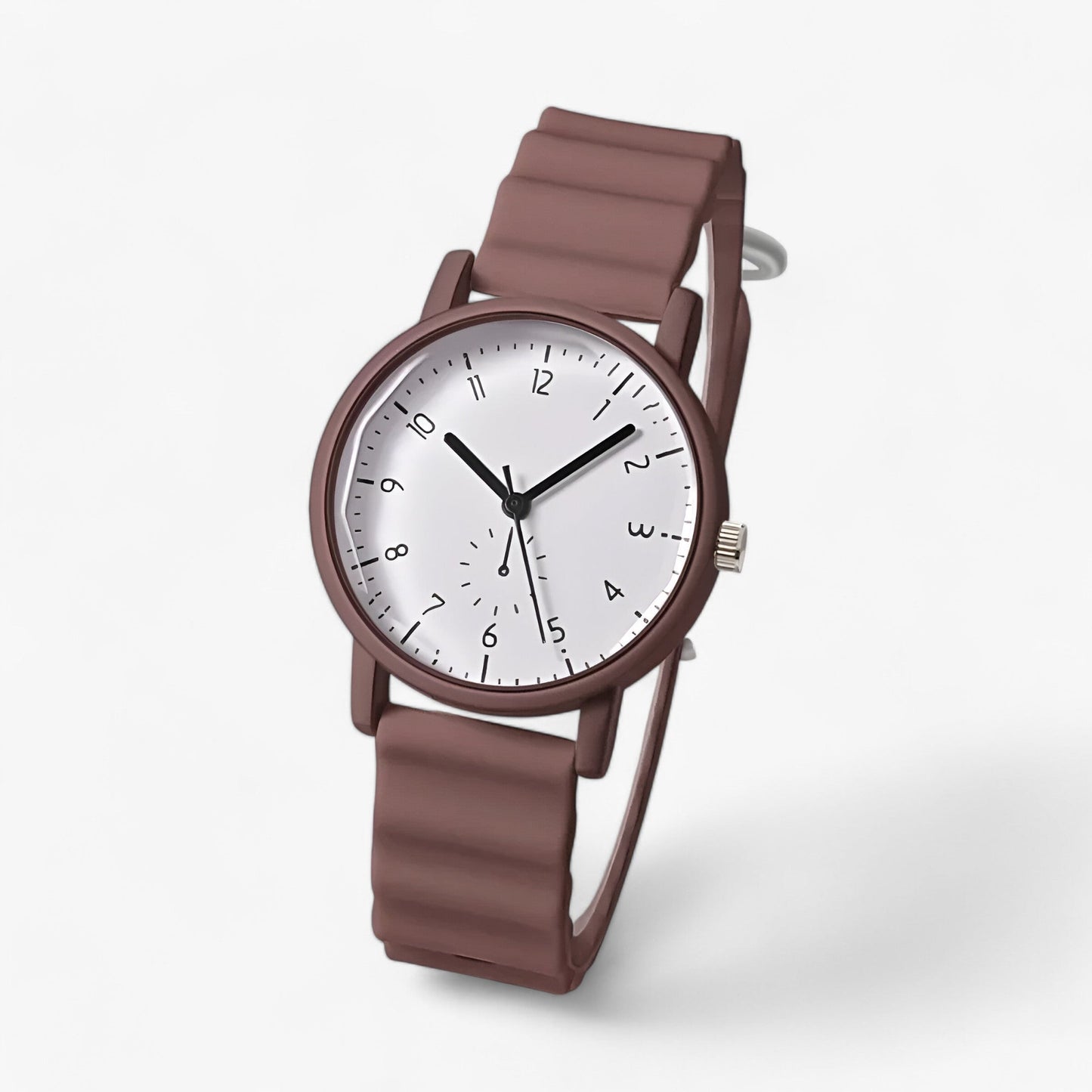 Mina Jelly Watch Colorful Quartz Watch with Silicone Wave Strap