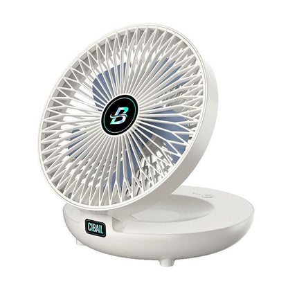 Mini foldbar ventilator bærbar genopladelig justerbar stille køling