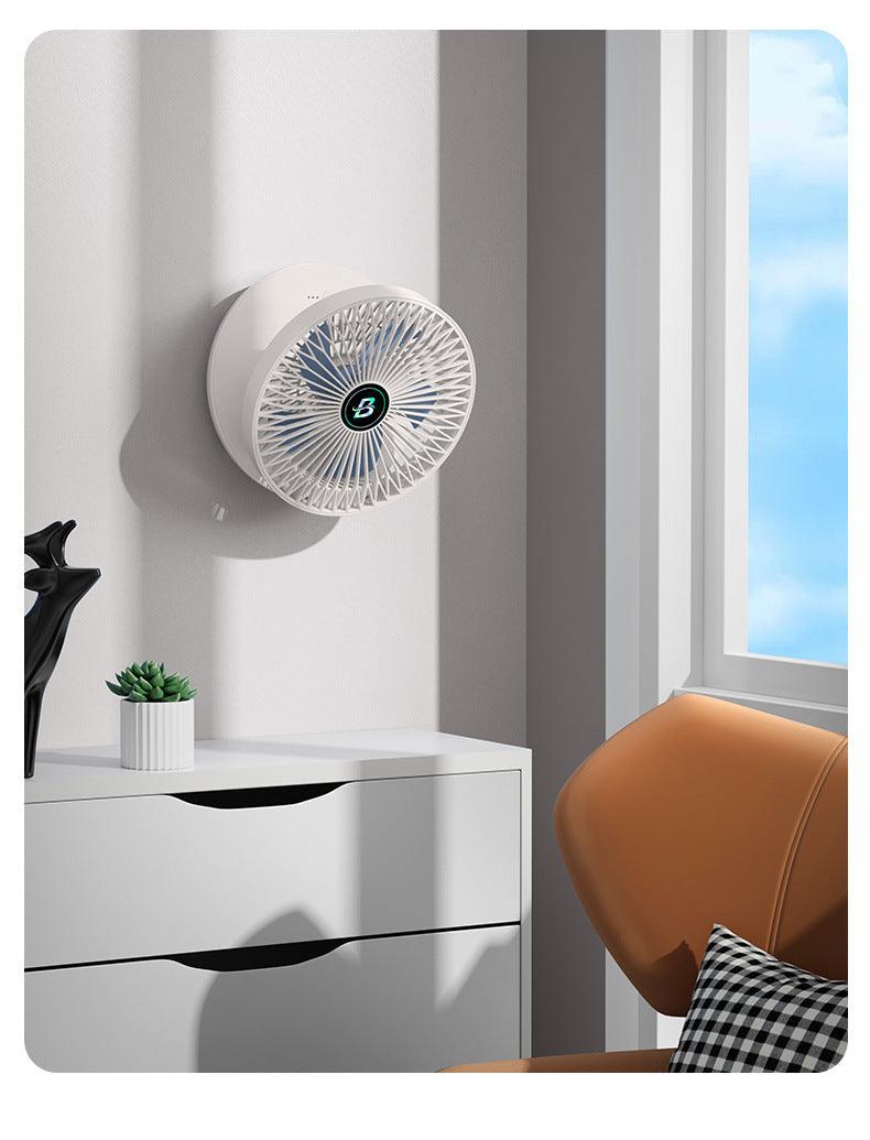 Mini foldbar ventilator bærbar genopladelig justerbar stille køling