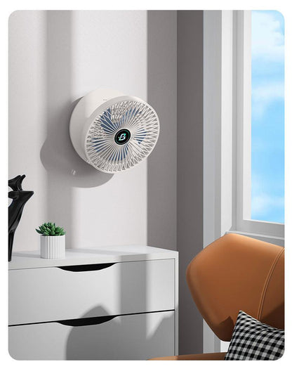 Mini foldbar ventilator bærbar genopladelig justerbar stille køling
