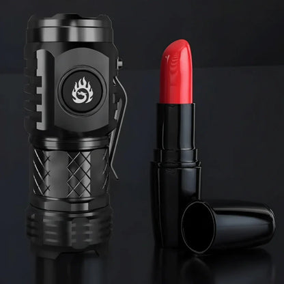 Mini LED Flashlight Rechargeable Waterproof Compact Handheld Torch