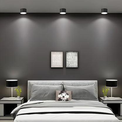 Minimalistisk cylindrisk LED-loftlampe med tre lysindstillinger