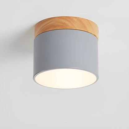 Minimalistisk cylindrisk LED-loftlampe med tre lysindstillinger