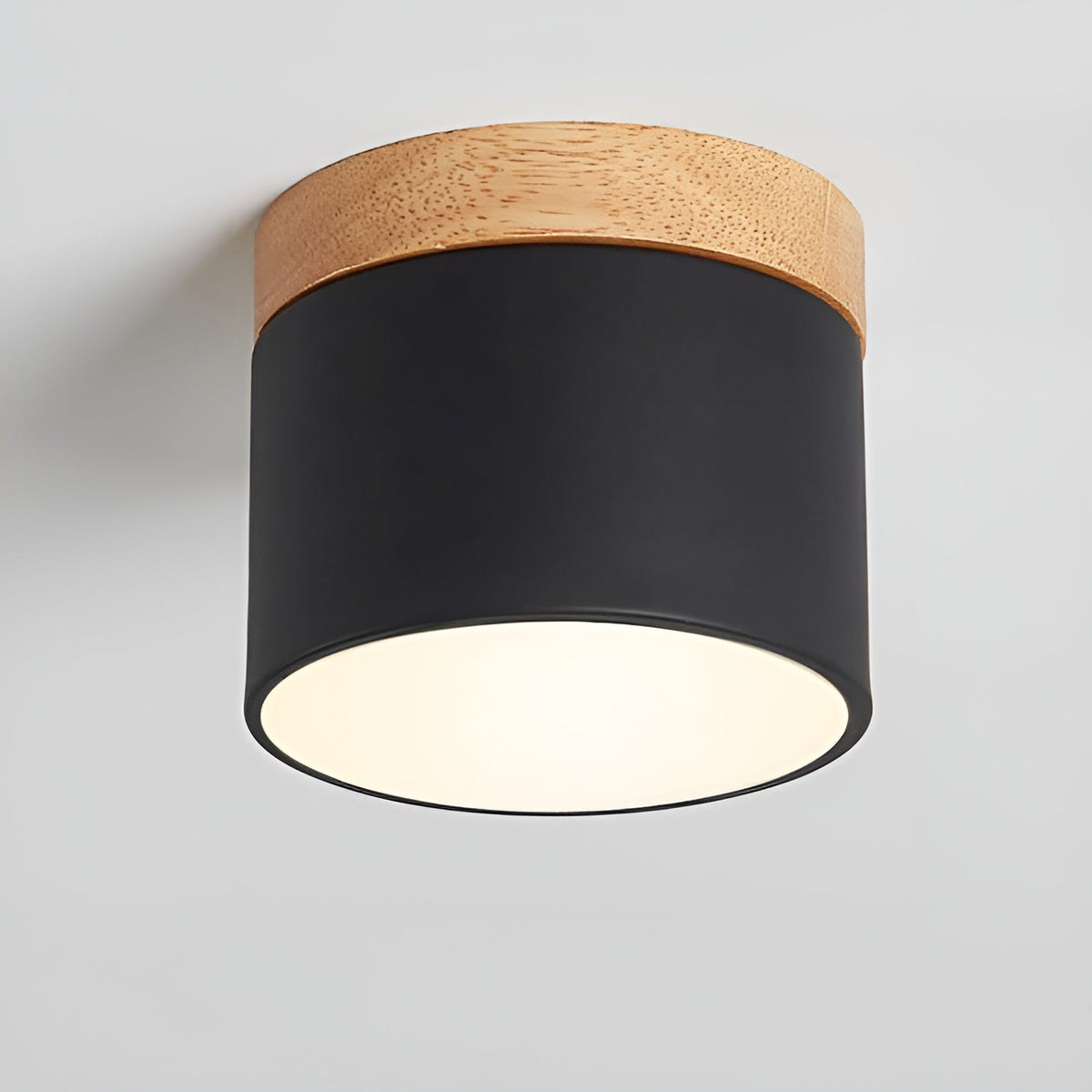 Minimalistisk cylindrisk LED-loftlampe med tre lysindstillinger