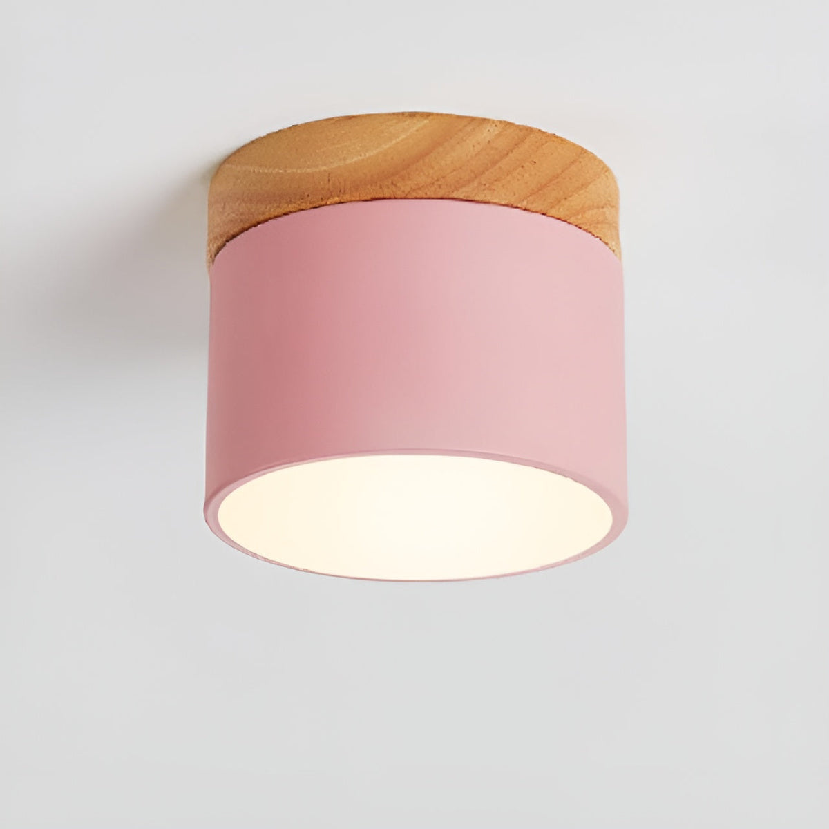 Minimalistisk cylindrisk LED-loftlampe med tre lysindstillinger