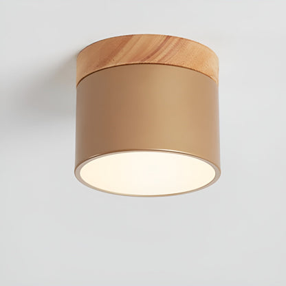 Minimalistisk cylindrisk LED-loftlampe med tre lysindstillinger