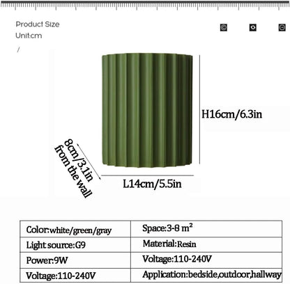 Minimalistische LED wandlamp met op- en neerwaartse sfeerverlichting