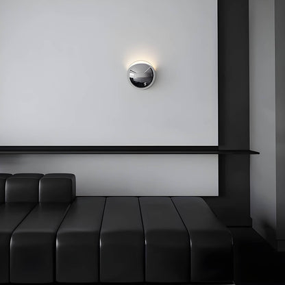 Minimalistische, von Kieselsteinen inspirierte LED-Wandleuchte mit warmweißem Licht