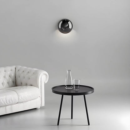 Minimalistische, von Kieselsteinen inspirierte LED-Wandleuchte mit warmweißem Licht
