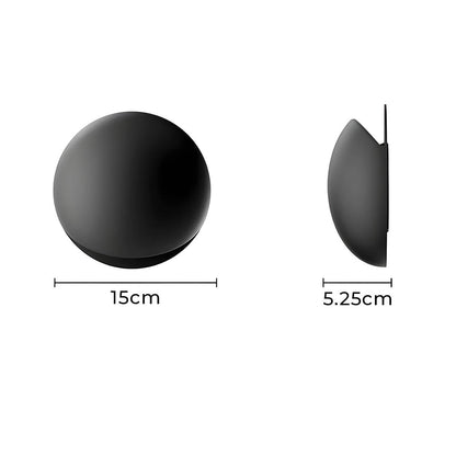 Minimalistische, von Kieselsteinen inspirierte LED-Wandleuchte mit warmweißem Licht