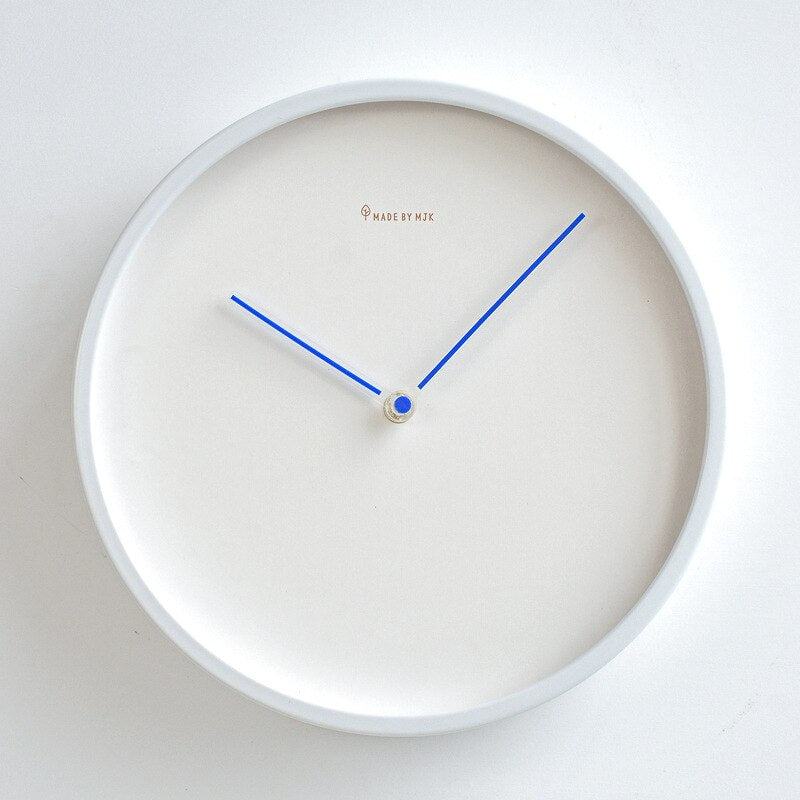 Minimalist Scandinavian Wall Clock with Silent Quartz Movement