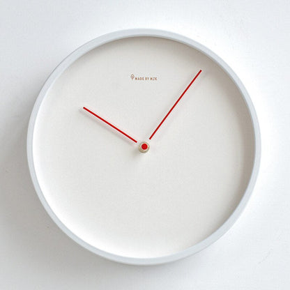 Minimalist Scandinavian Wall Clock with Silent Quartz Movement