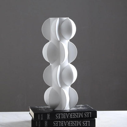 Moderne abstracte bloemvormige vazen van hars