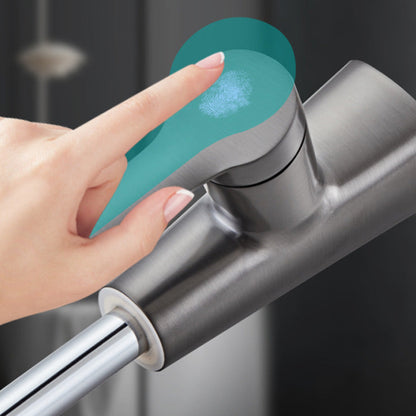 Modern Bathroom Basin Tap with Pull Out Spray Head