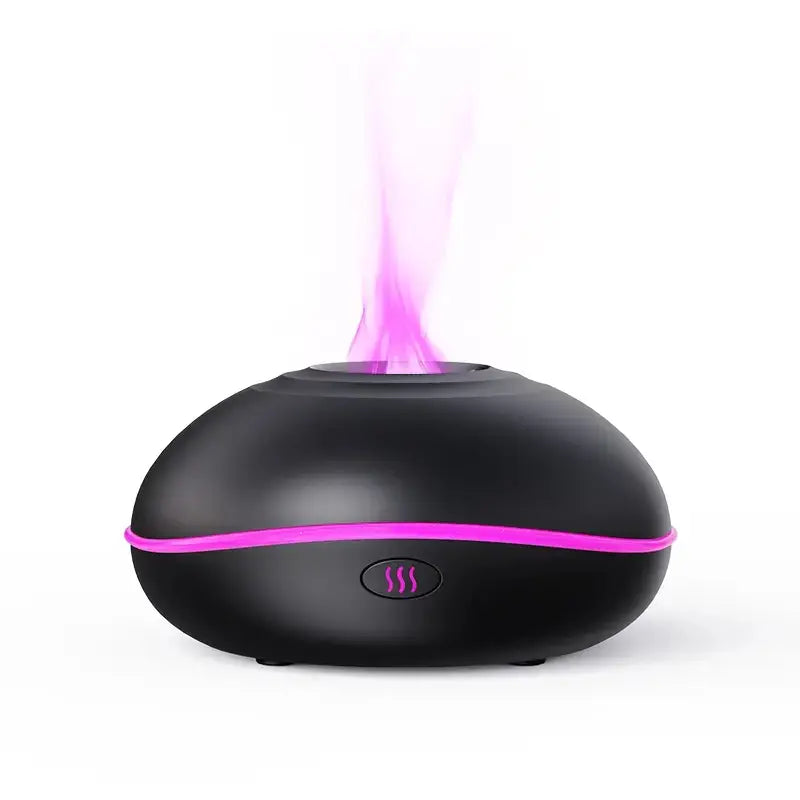 Moderner Aromadiffusor mit Flammeneffekt und Ultraschall-Kaltnebel