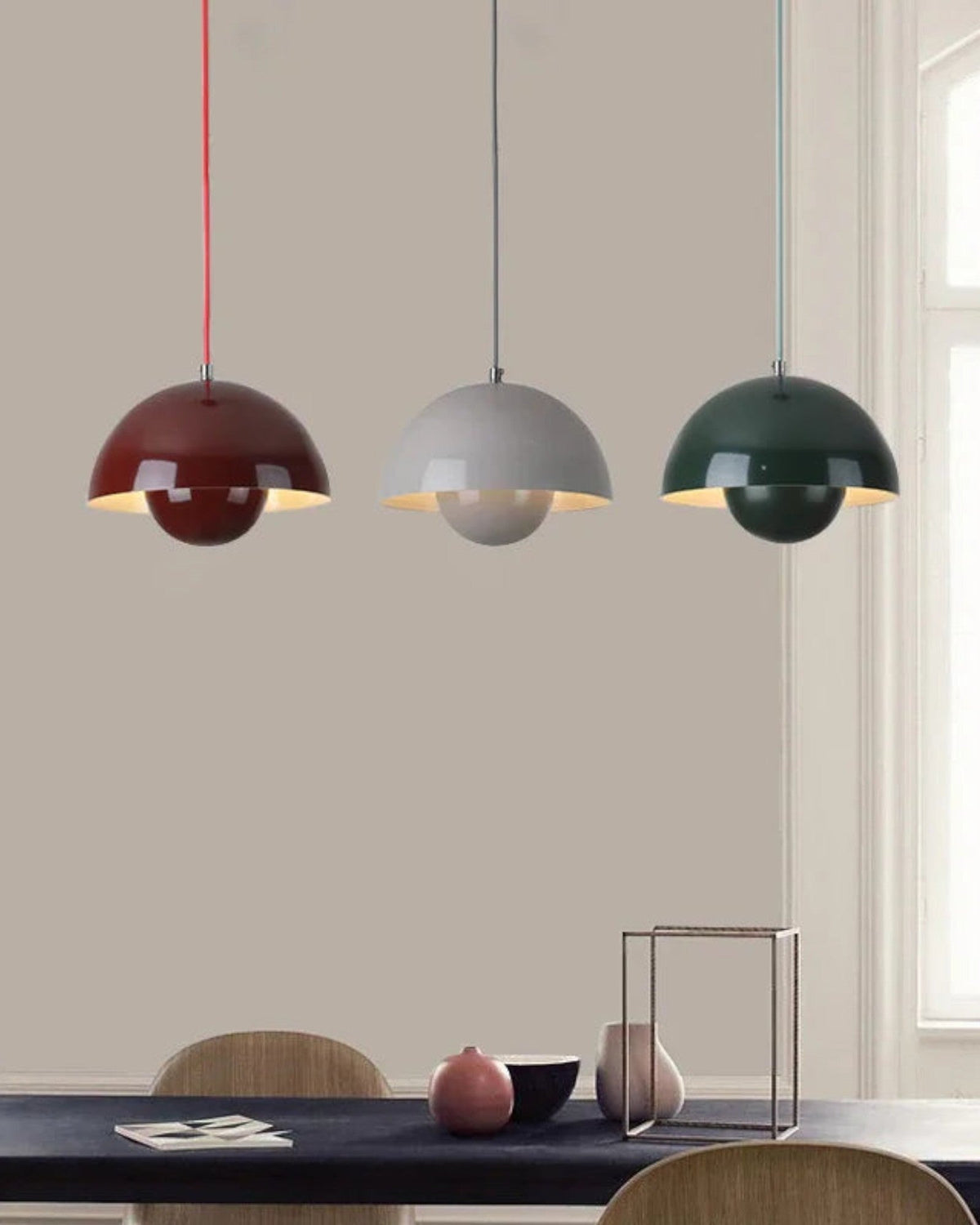 Moderne hangende plafondlamp met verstelbare kabel en warmwit licht van 3000K