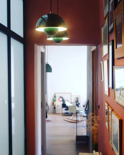 Moderne hangende plafondlamp met verstelbare kabel en warmwit licht van 3000K