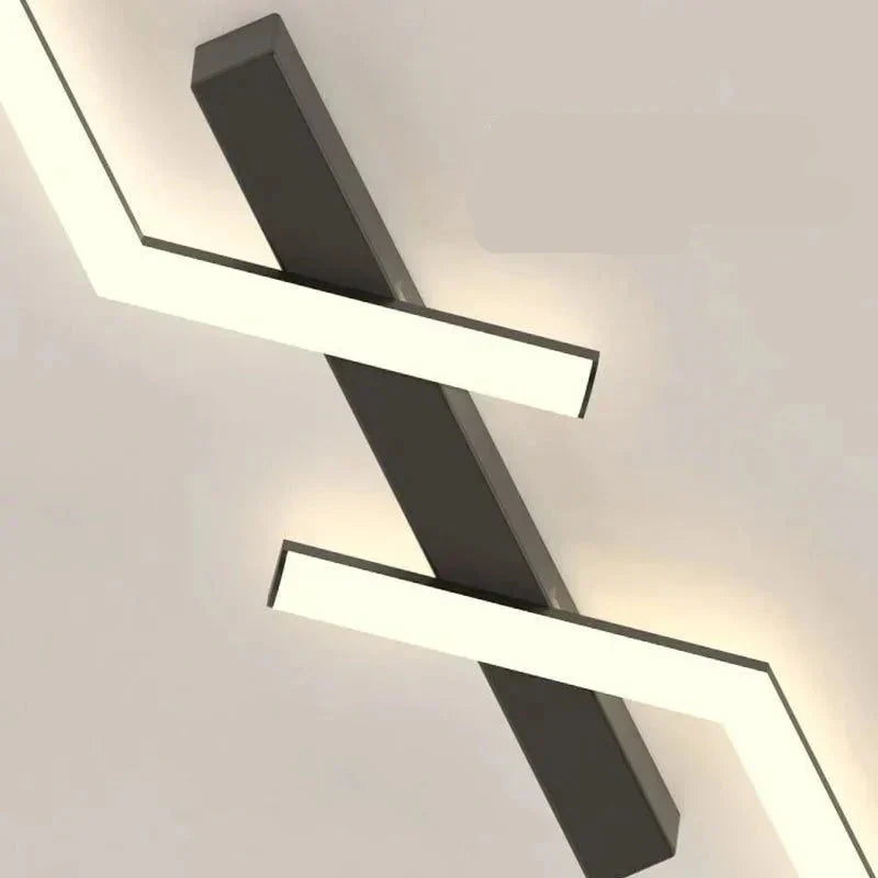 Moderne LED linje loftslampe indbygget minimalistisk energieffektiv loftlampe