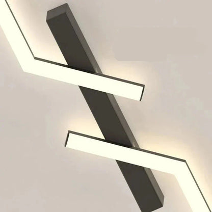 Moderne LED linje loftslampe indbygget minimalistisk energieffektiv loftlampe