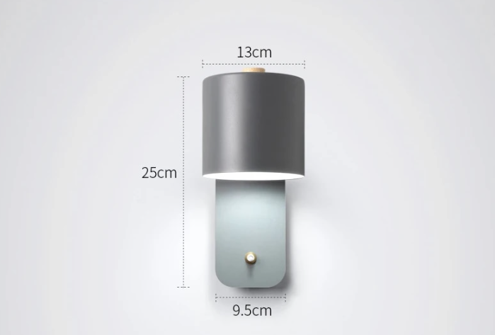 Moderne LED-Wandlampe mit Schalter Innenwandleuchte