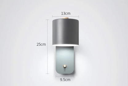 Moderne LED-Wandlampe mit Schalter Innenwandleuchte