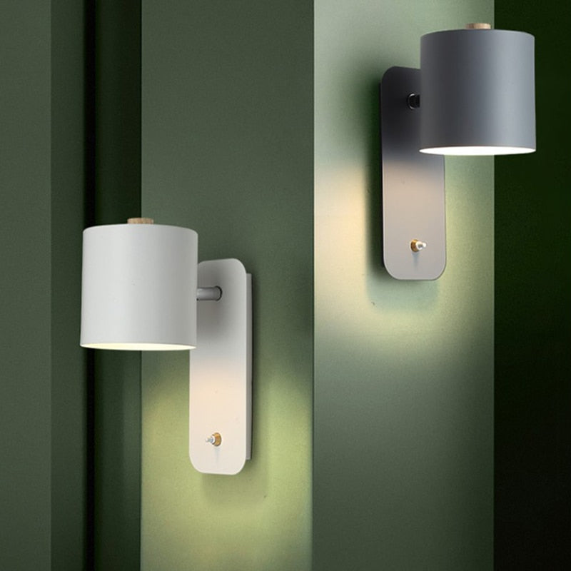 Moderne LED-Wandlampe mit Schalter Innenwandleuchte