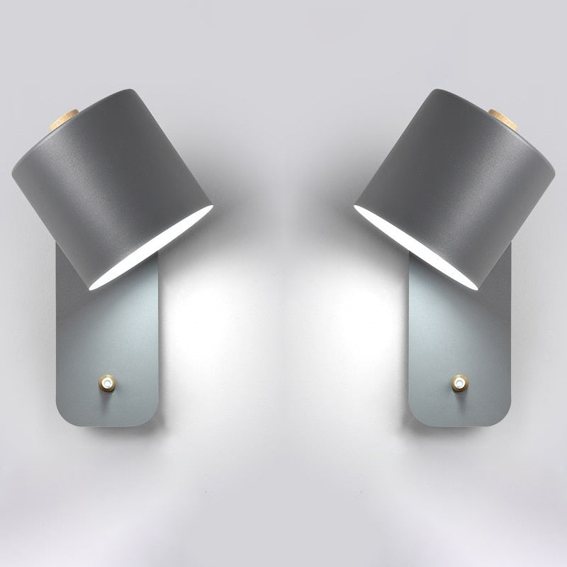 Moderne LED-Wandlampe mit Schalter Innenwandleuchte