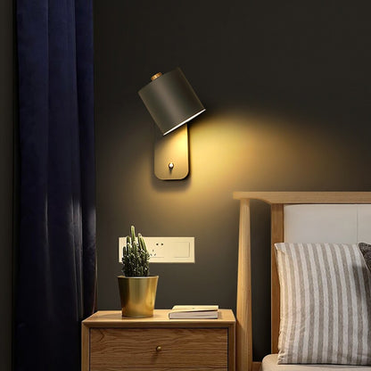 Moderne LED-Wandlampe mit Schalter Innenwandleuchte